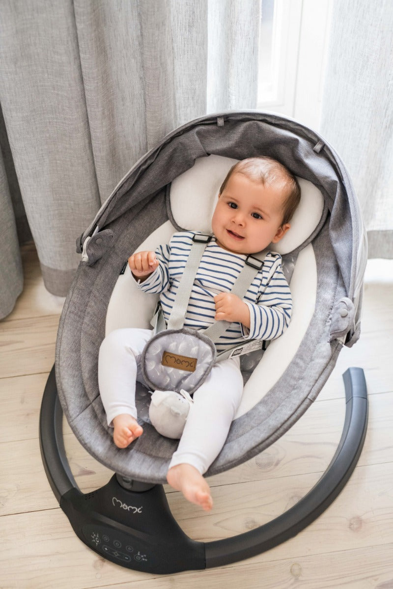 Balansoar electric MoMi Lami, Dark Grey - gogobaby.ro