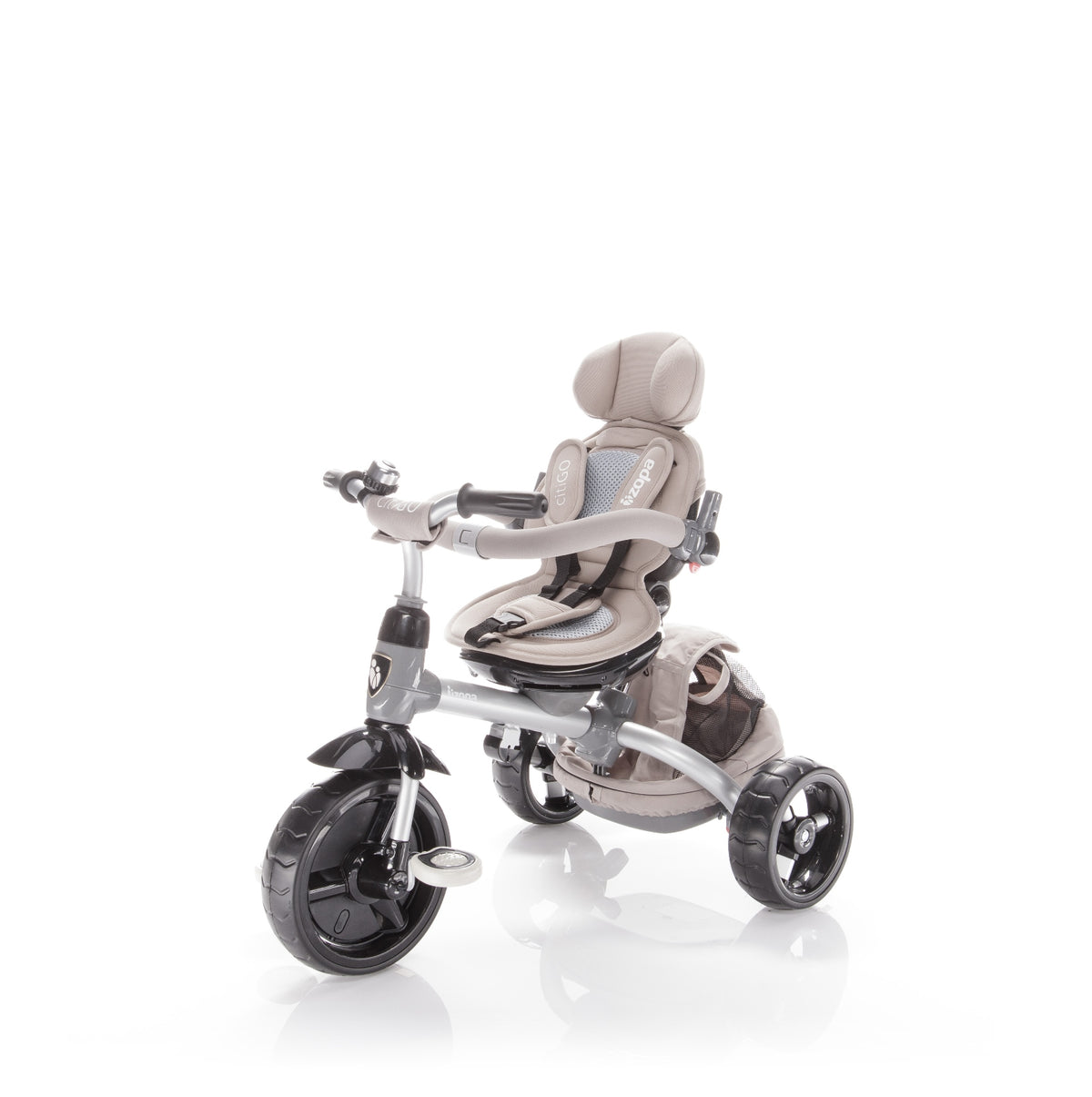 ZOPA - Tricicleta multifunctionala Citigo Almond Beige - gogobaby.ro