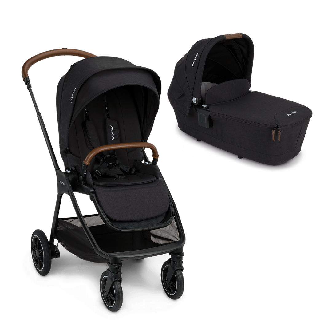 Nuna - Carucior compact TRIV next Caviar 2 in 1 - gogobaby.ro
