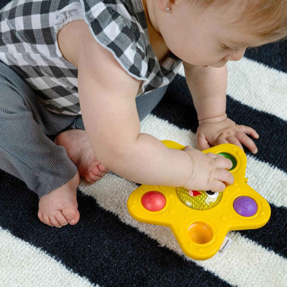 Baby Einstein - Jucarie senzoriala luminoasa Ocean Explorers Pop & Glow Starfish - gogobaby.ro