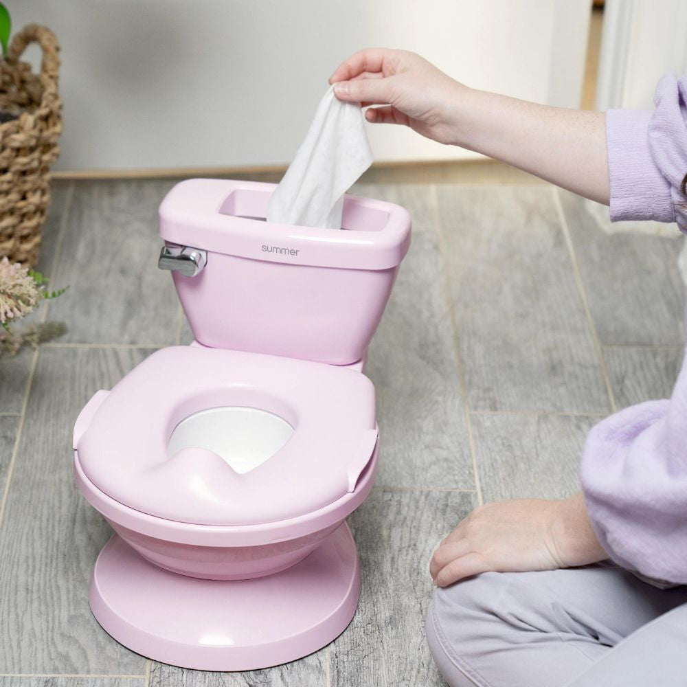 Ingenuity - Olita cu sunete My Size Potty Pro, roz - gogobaby.ro