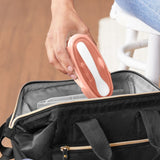 Skip Hop - Set de calatorie pentru hranire (bol + lingurita) - Soft coral