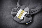 BabyBjorn - Marsupiu anatomic Mini, cu pozitii multiple de purtare, Dark Grey, 3D Jersey