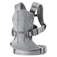 BabyBjorn - Marsupiu anatomic One Air - Silver, 3D Mesh