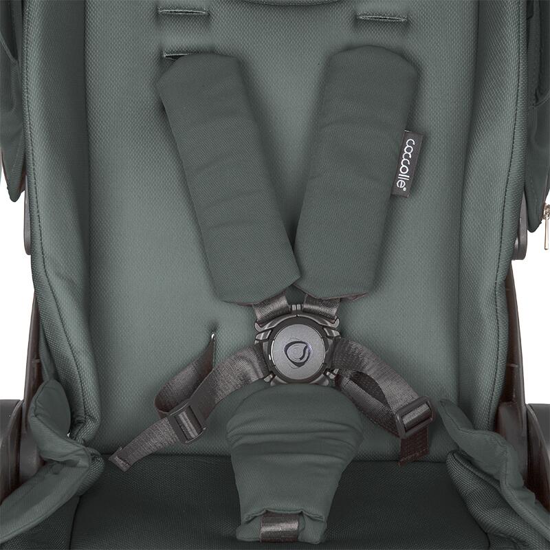 Carucior modular 2in1 Coccolle Serry Moss green+ Scoica auto iSize Coccolle Knox Black - gogobaby.ro