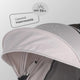 Carucior sport cu pliere automata Coccolle Melia Pearl Mist