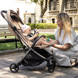 Carucior sport Qplay GRAV cu pliere automata, Bej