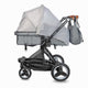 Carucior transformabil 3in1 Coccolle Ambra Urban Grey 2021