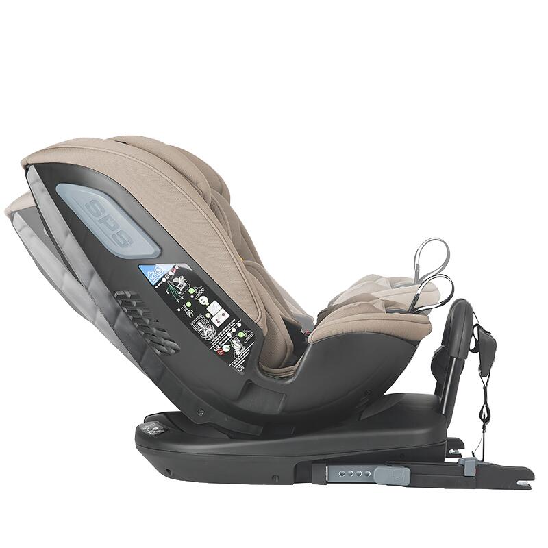 Scaun auto rotativ iSize Coccolle Velsa Taupe brown - gogobaby.ro