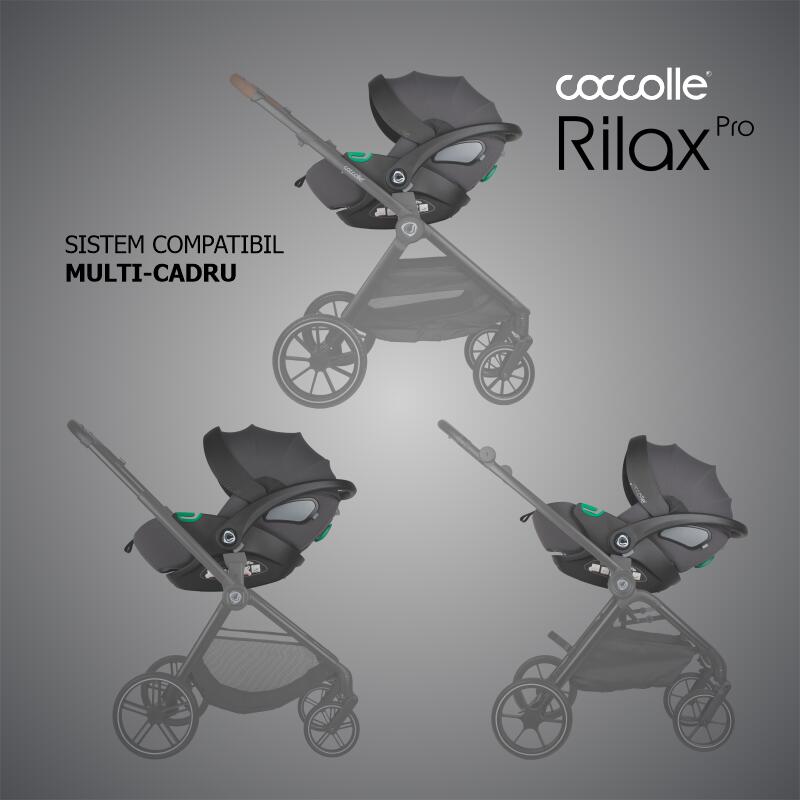 Scoica auto iSize Coccolle Rilax Greystone