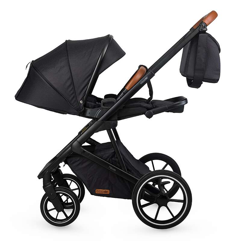 Carucior modular 2in1 Coccolle Nessia Diamond black - gogobaby.ro