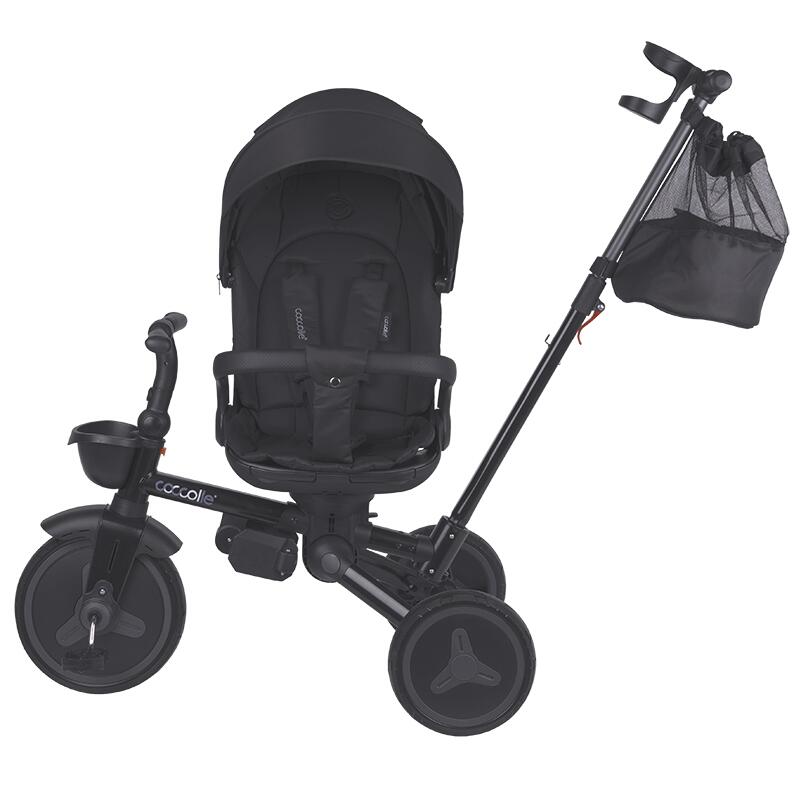 Tricicleta ultrapliabila Coccolle Urbio Plus, Jet Black