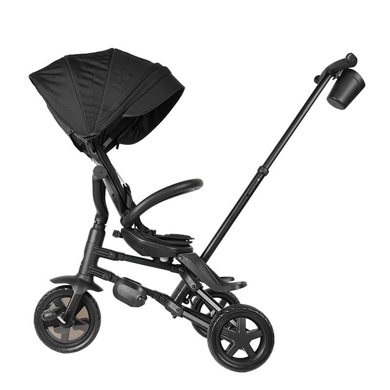 Tricicleta ultrapliabila Qplay Nova Niello Negru - gogobaby.ro
