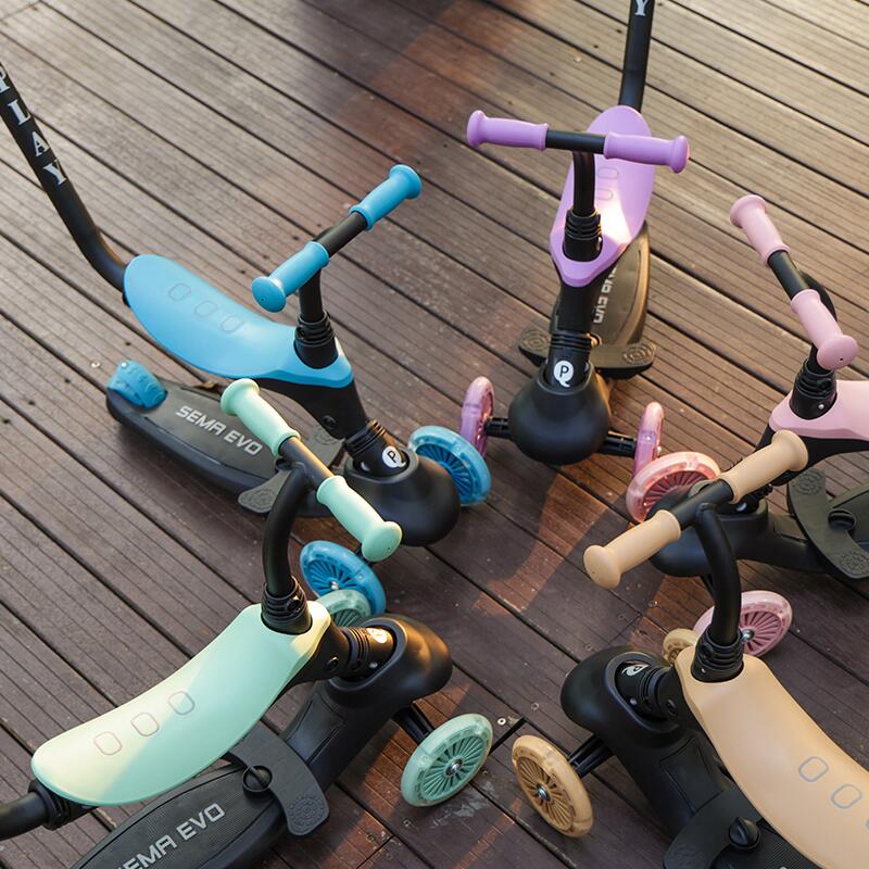 Trotineta multifunctionala 5in1 Qplay Sema EVO Verde