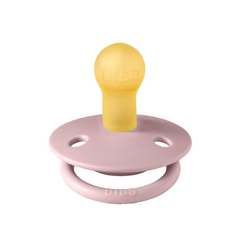 BIBS - Suzeta De Lux Latex, tetina rotunda, 0 luni +-Pink Plum