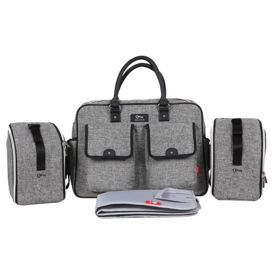 Geanta multifunctionala pentru mamici Qplay Sylvie+ - gogobaby.ro