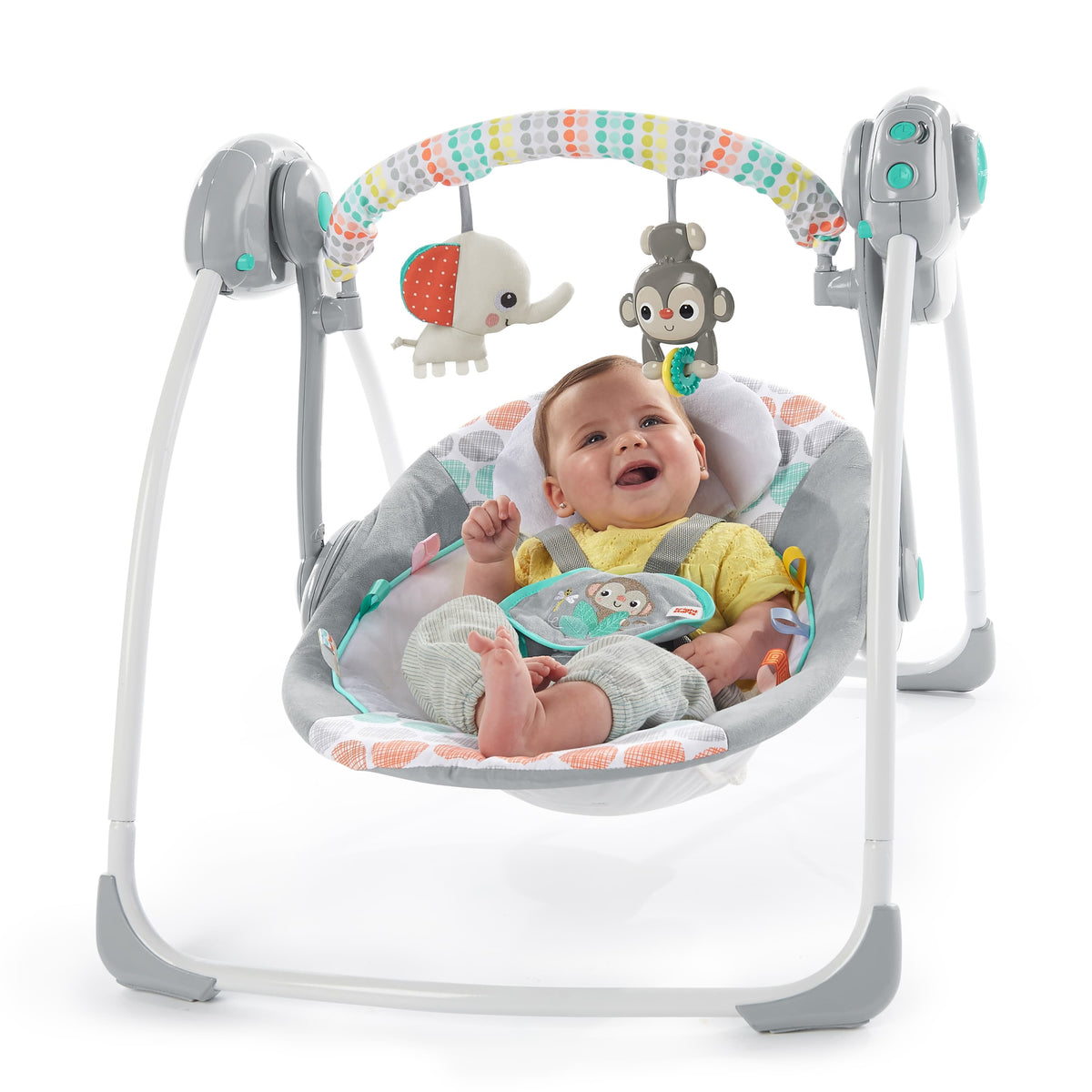 Bright Starts – Leagan portabil Whimsical Wild™ - gogobaby.ro