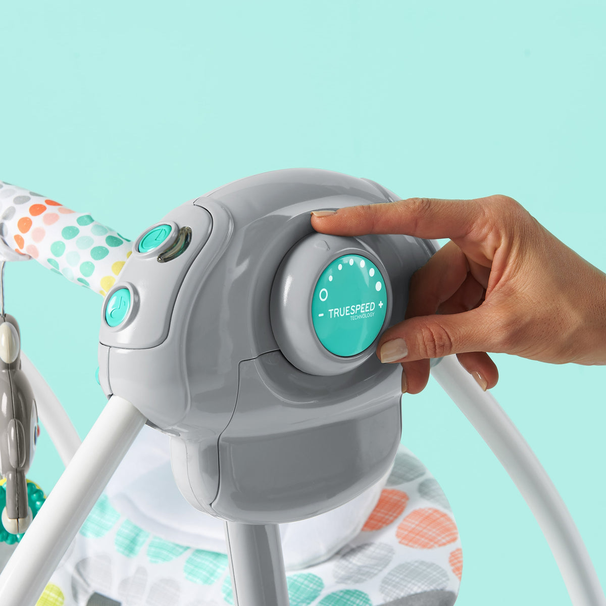 Bright Starts – Leagan portabil Whimsical Wild™ - gogobaby.ro