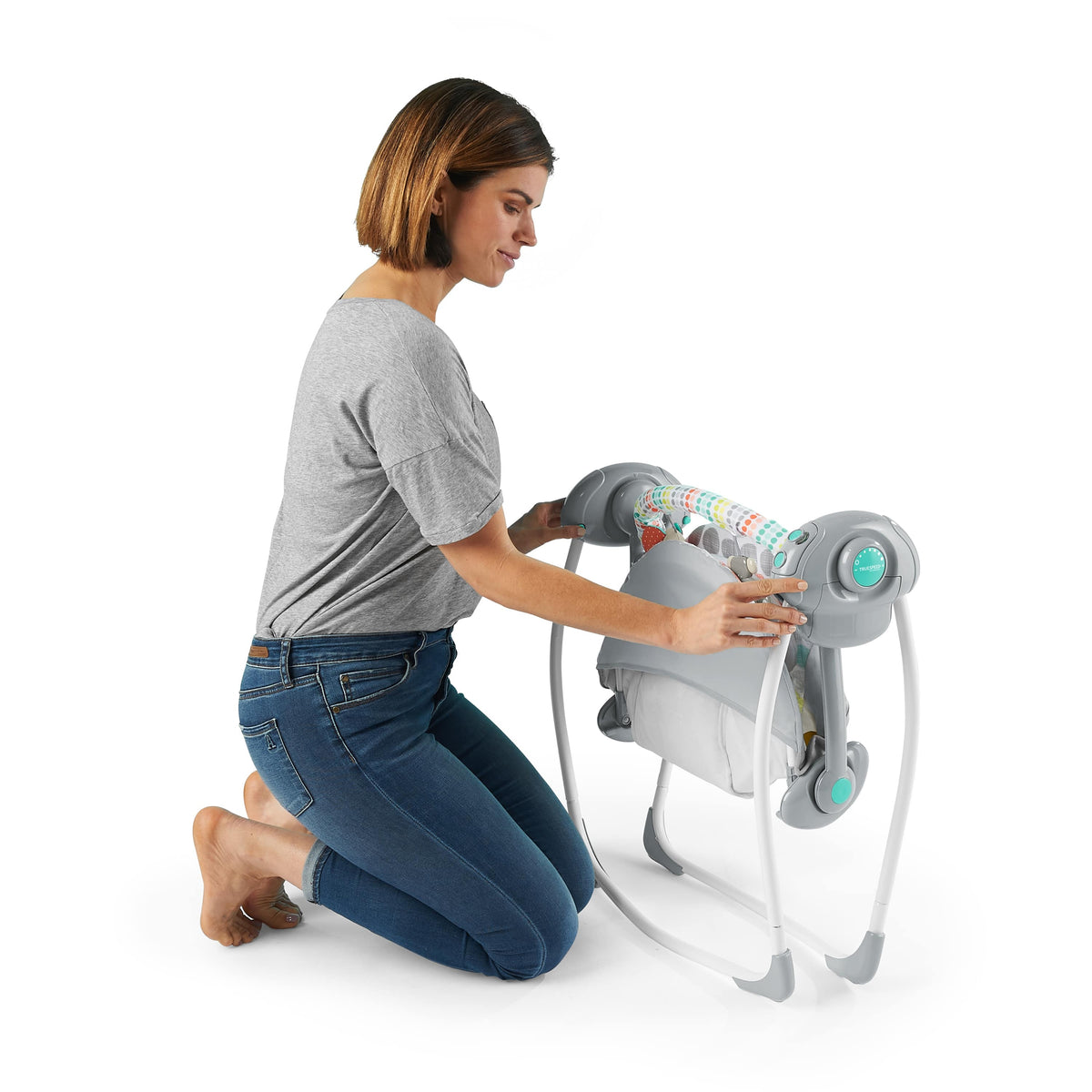 Bright Starts – Leagan portabil Whimsical Wild™ - gogobaby.ro