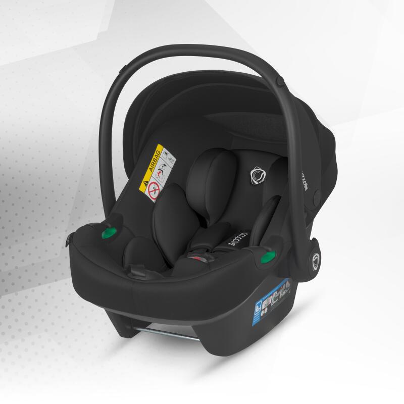 Carucior modular 2in1 Coccolle Serry Jet black+ Scoica auto iSize Coccolle Knox Black