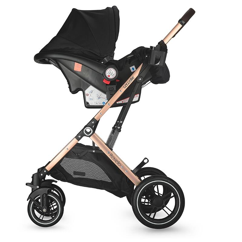 Carucior ultracompact 3in1 Coccolle Ravello Diamond black - gogobaby.ro