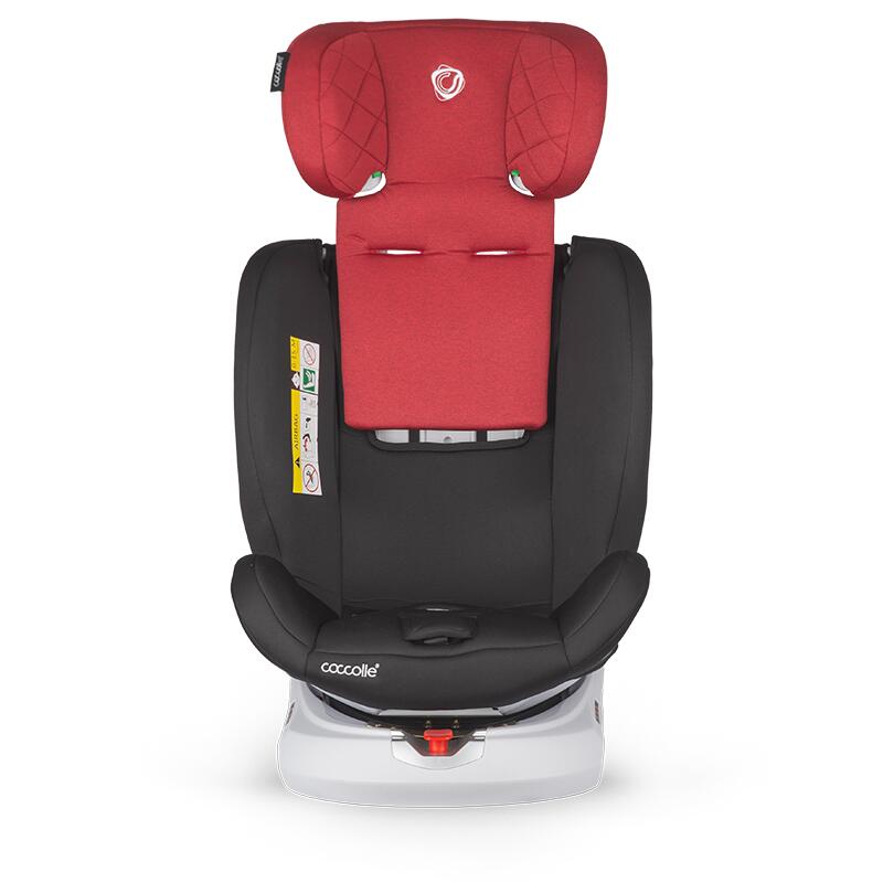 Scaun auto iSize 40-150 cm Coccolle Lyra Dahlia red - gogobaby.ro