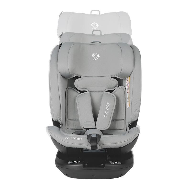 Scaun auto rotativ iSize Coccolle Velsa Neutral grey - gogobaby.ro