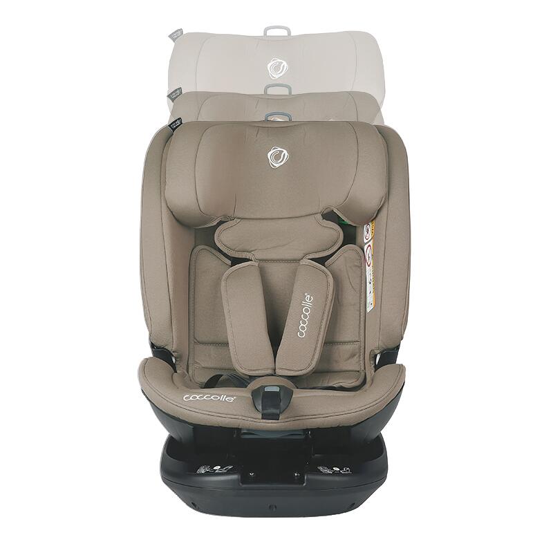 Scaun auto rotativ iSize Coccolle Velsa Taupe brown - gogobaby.ro
