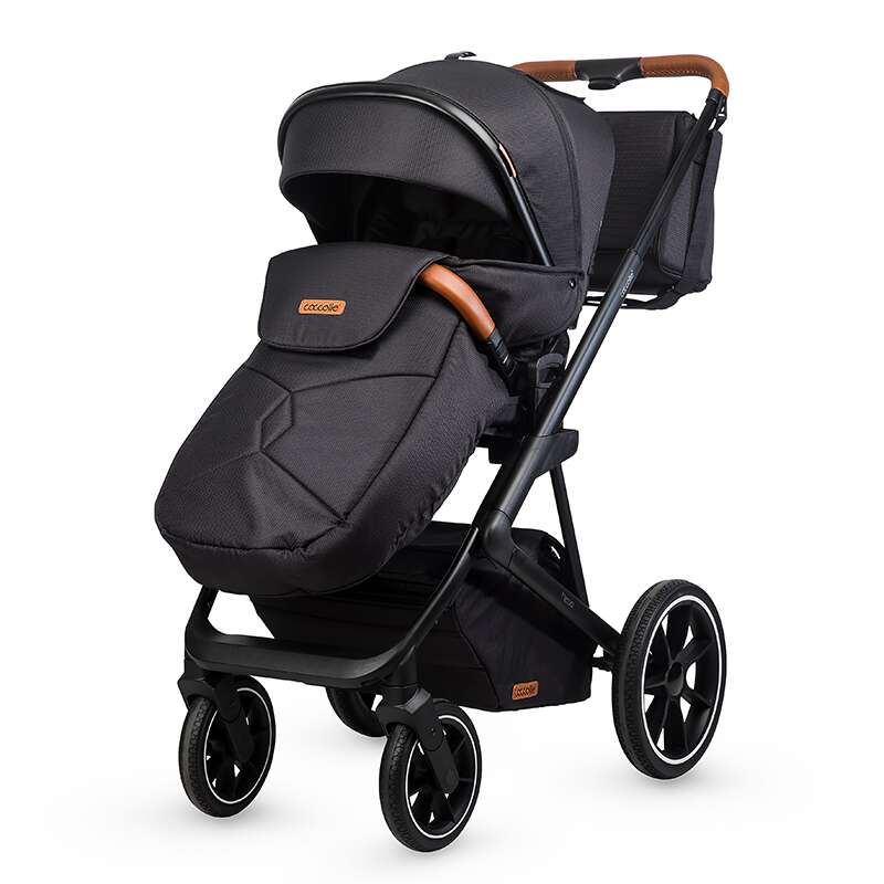Carucior modular 2in1 Coccolle Nessia Diamond black - gogobaby.ro