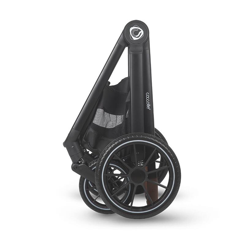 Sistem modular 4in1 Coccolle Aspen Jet Black cu Scoica auto iSize Coccolle Knox Black si Baza isofix iSize Coccolle Knox