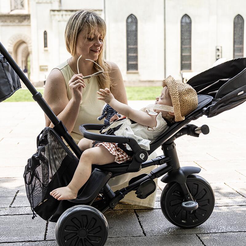 Tricicleta ultrapliabila Qplay Nova MAX Bej - gogobaby.ro