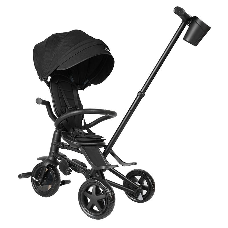 Tricicleta ultrapliabila Qplay Nova Niello Negru - gogobaby.ro