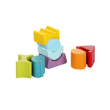 Jucarie din lemn, Cubika, Set constructii Turn Flexibil 8 piese