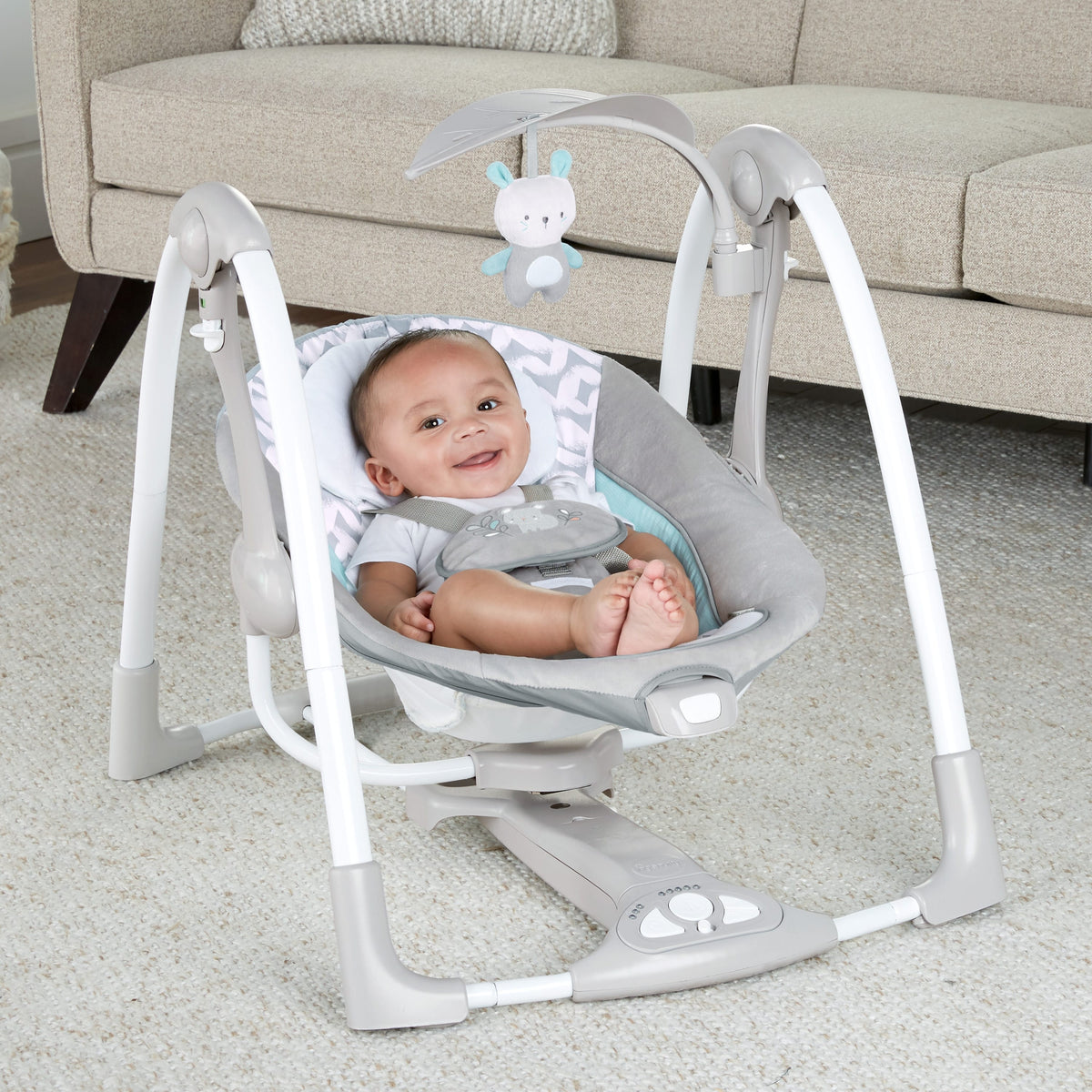 Ingenuity – Leagan si balansoar transformabil 2 in 1 Raylan
