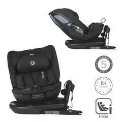 Scaun auto rotativ iSize Coccolle Velsa Jet black