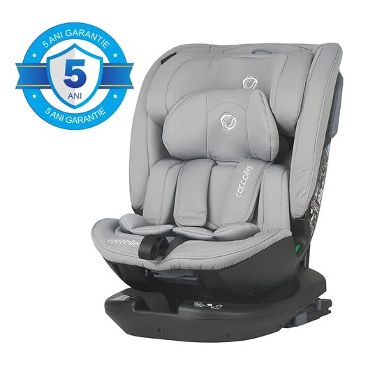 Scaun auto rotativ iSize Coccolle Velsa Neutral grey - gogobaby.ro