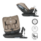 Scaun auto rotativ iSize Coccolle Velsa Taupe brown