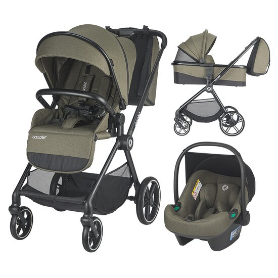 Sistem modular 3in1 Coccolle Lissia Moss green - gogobaby.ro