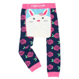 Set pantaloni si soseste antiderapante, Zoocchini, 12-18 Luni Ã¢â‚¬â€œ Bunny