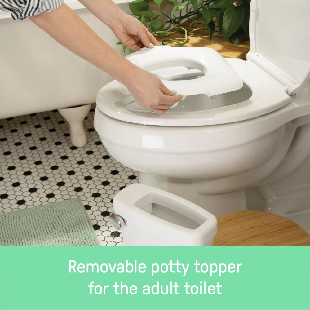 Ingenuity - Olita cu sunete My Size Potty Pro, alb - gogobaby.ro