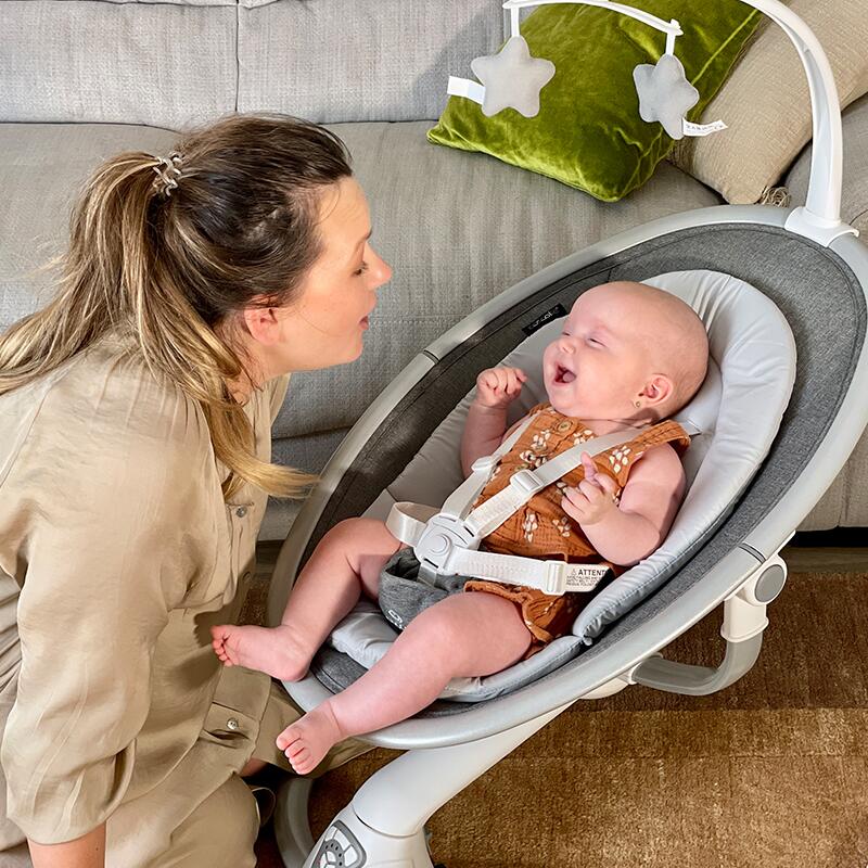 Balansoar multifunctional Coccolle Freya Baby blue - gogobaby.ro