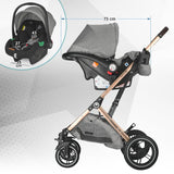 Carucior ultracompact 3in1 Coccolle Ravello Moonlit grey