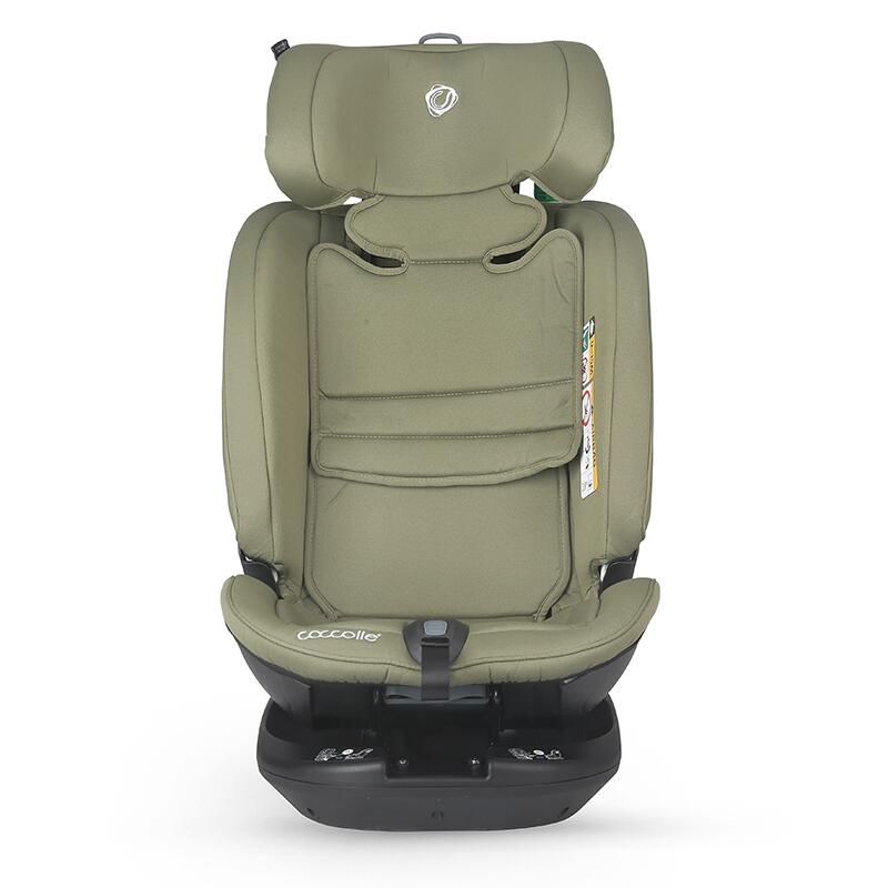 Scaun auto rotativ iSize Coccolle Velsa Moss green - gogobaby.ro