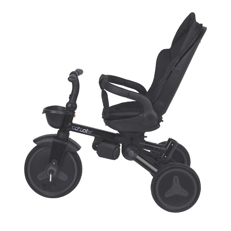 Tricicleta ultrapliabila Coccolle Urbio Plus, Jet Black