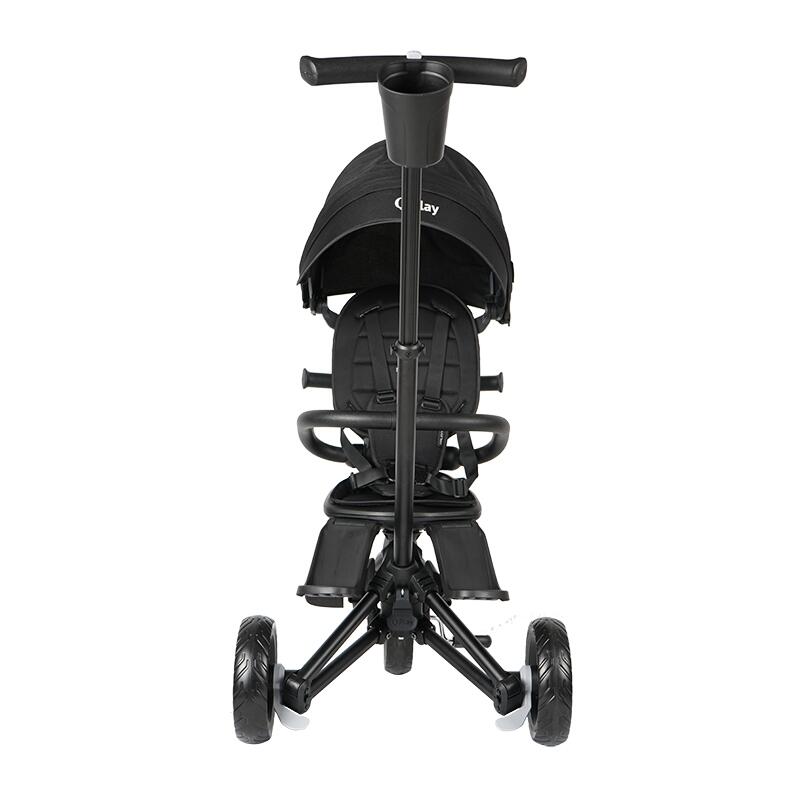 Tricicleta ultrapliabila Qplay Nova Niello Negru - gogobaby.ro