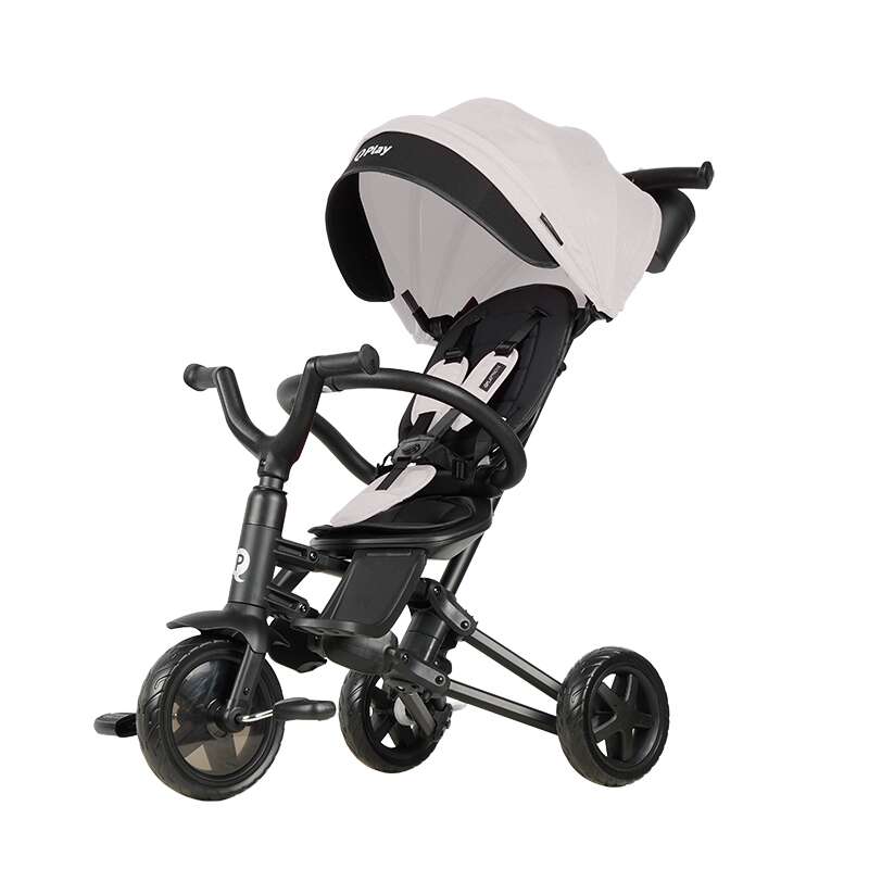 Tricicleta ultrapliabila Qplay Nova Niello Gri - gogobaby.ro