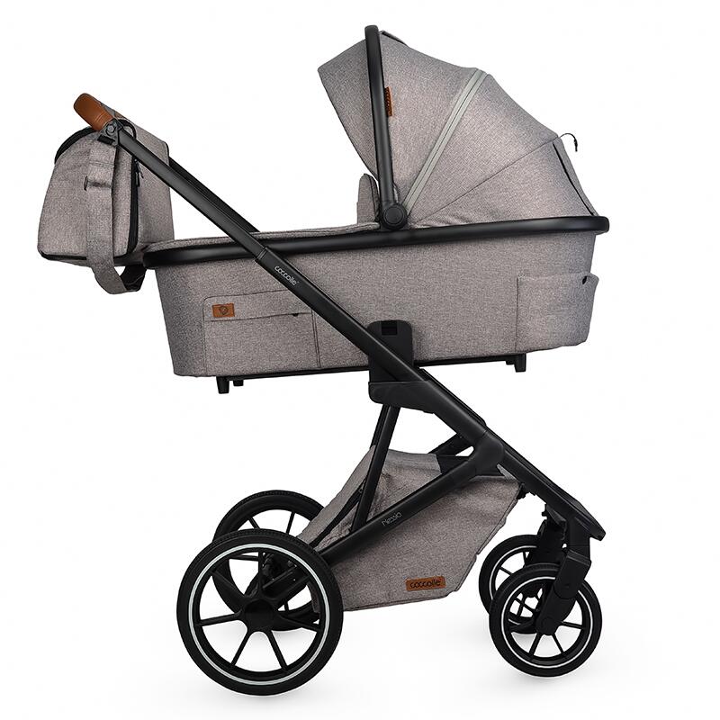 Carucior modular 2in1 Coccolle Nessia Lunar rock+Balansoar bebelusi C Velio Butternut - gogobaby.ro