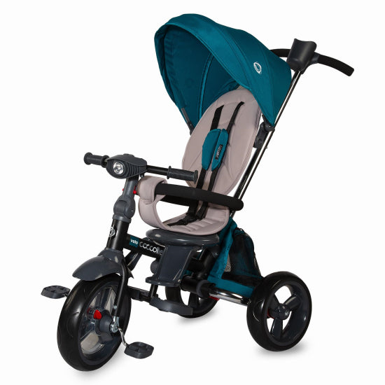 Tricicleta multifunctionala 4in1 cu sezut reversibil Coccolle Velo Verde - gogobaby.ro