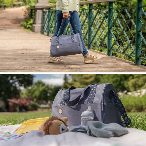 Badabulle - Geanta pentru scutece Pocketstyle Blue - gogobaby.ro