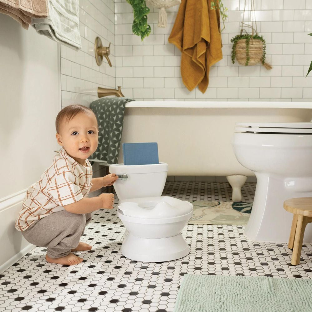 Ingenuity - Olita cu sunete My Size Potty Pro, alb - gogobaby.ro